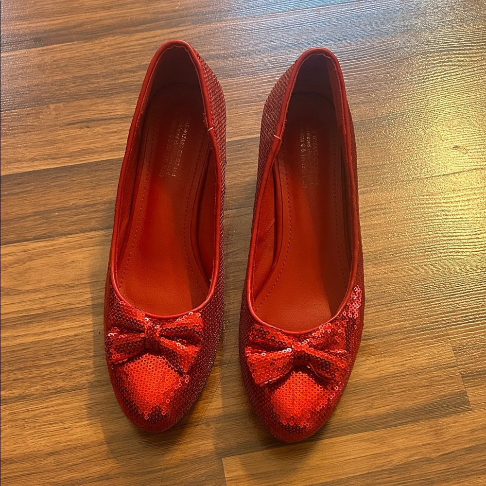 Dorothy Wizard of Oz red slippers